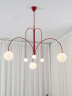 Lustre moderne Ejnar en Métal, Verre Noir