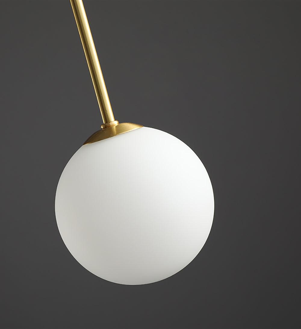 Lustre moderne Ejnar en Métal, Verre Noir