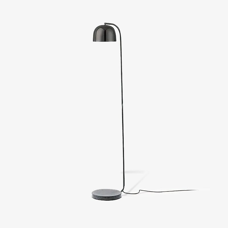 Lampadaire moderne Faulkner en Métal Doré