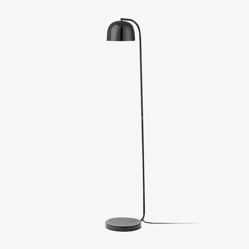 Lampadaire moderne Faulkner en Métal Noir