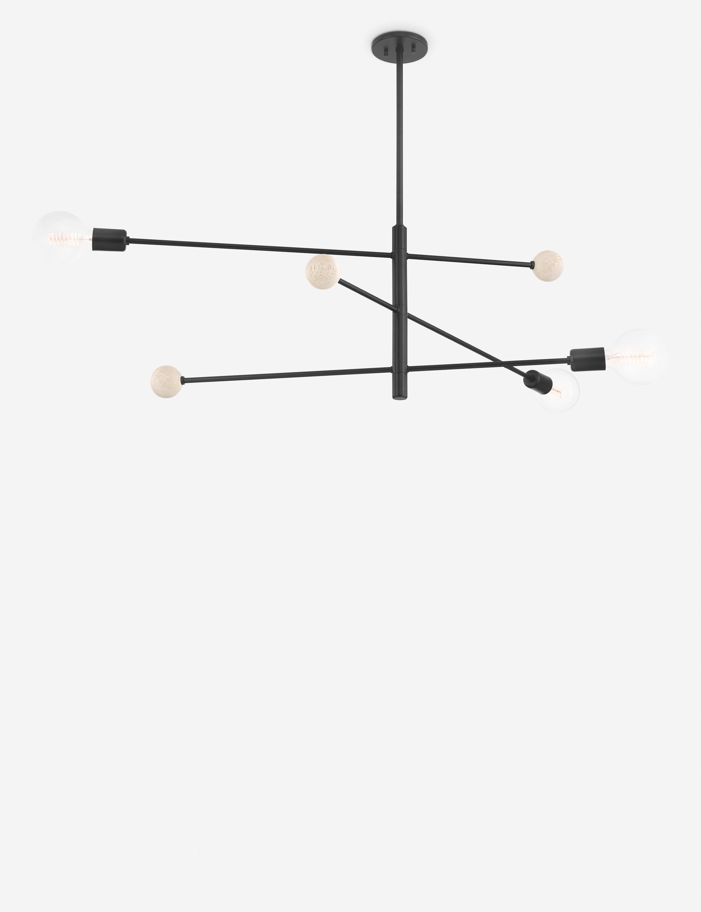 Lustre moderne Brooks en noir - Noir