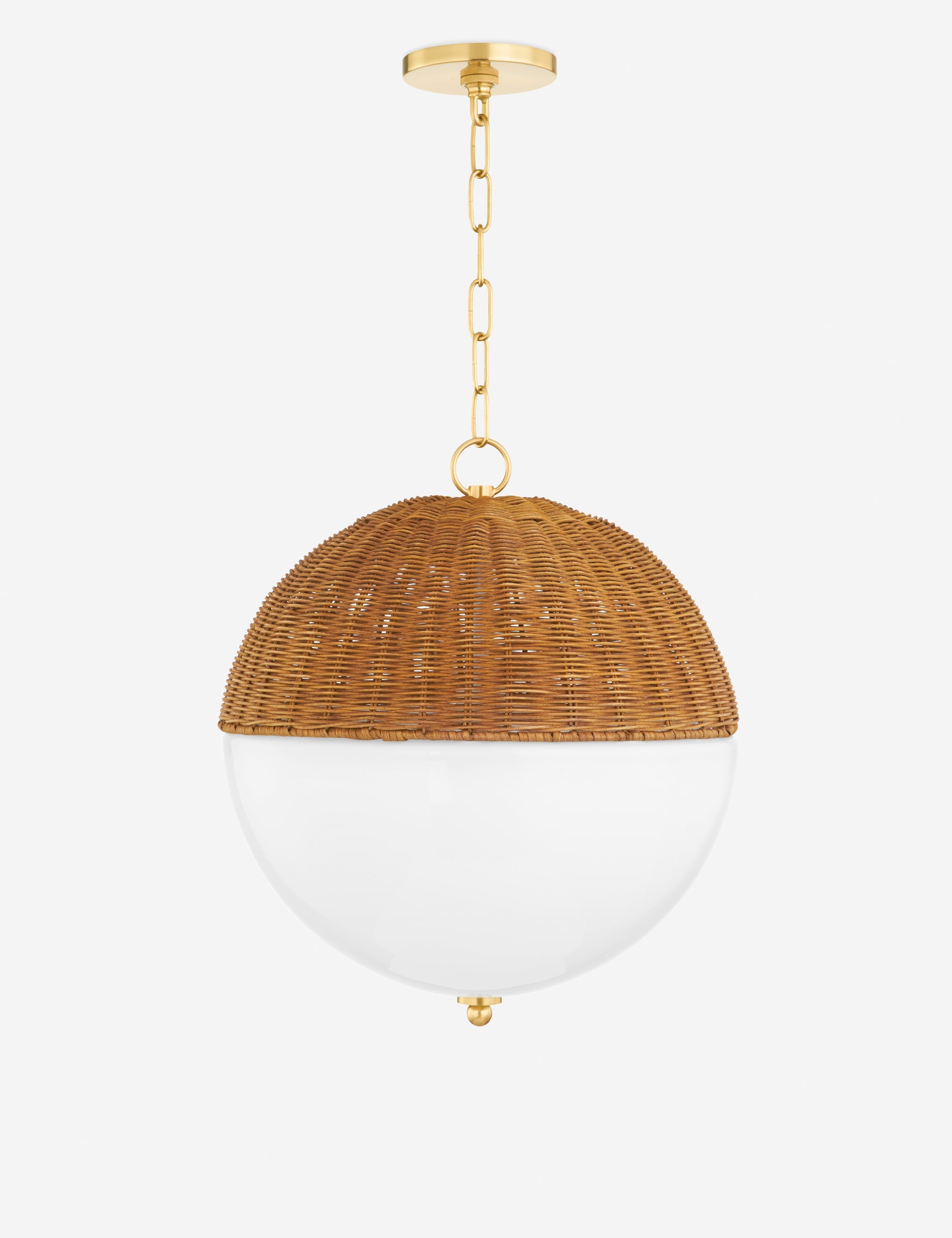 Suspension design Brock en laiton vieilli - Laiton vieilli