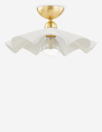 Suspension organique Clifford en laiton vieilli - Laiton vieilli