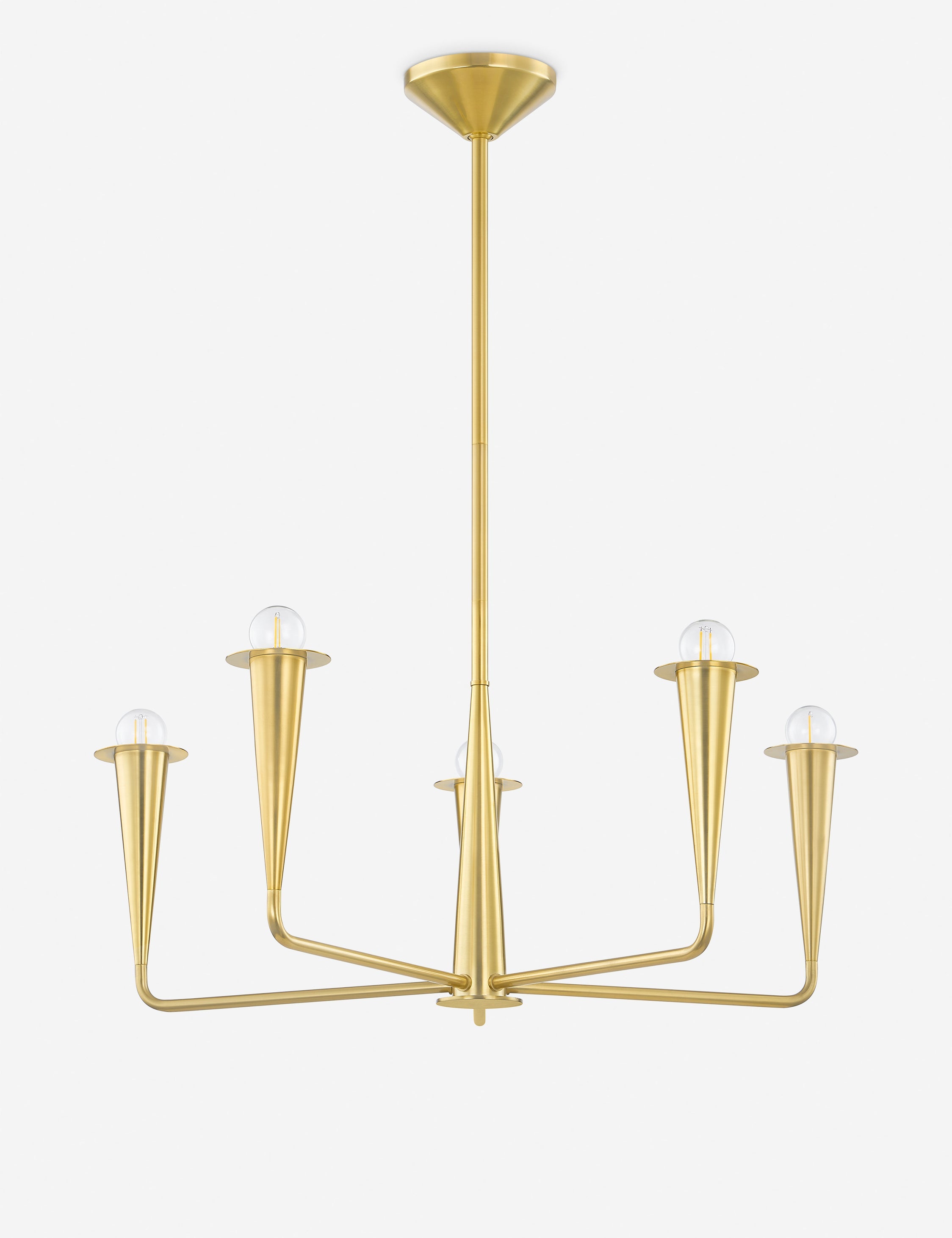 Lustre classique Rutland en laiton - Laiton