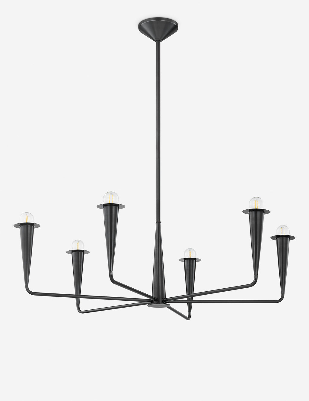 Lustre classique Rutland en noir - Noir