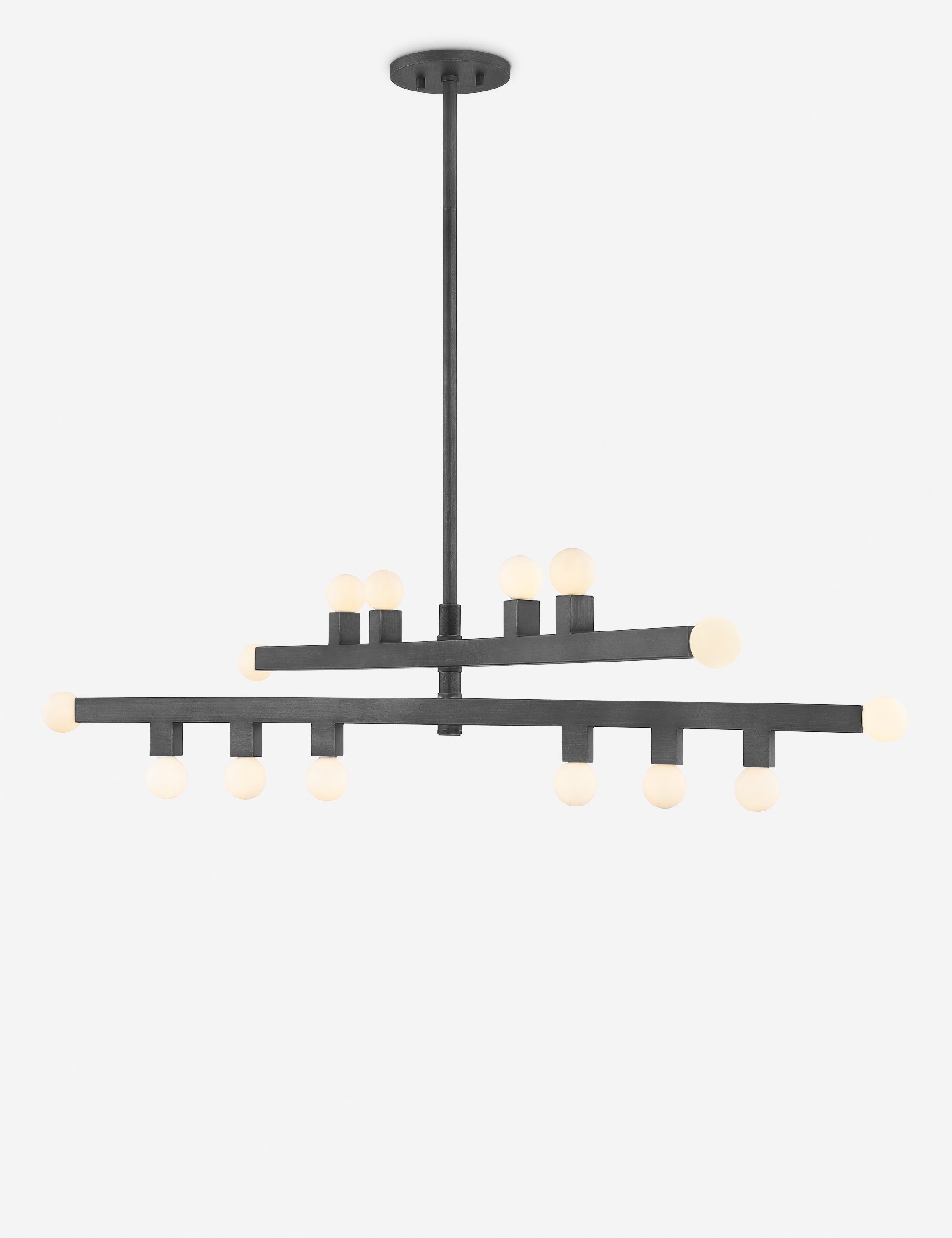 Lustre minimaliste Thorvin en noir - Noir