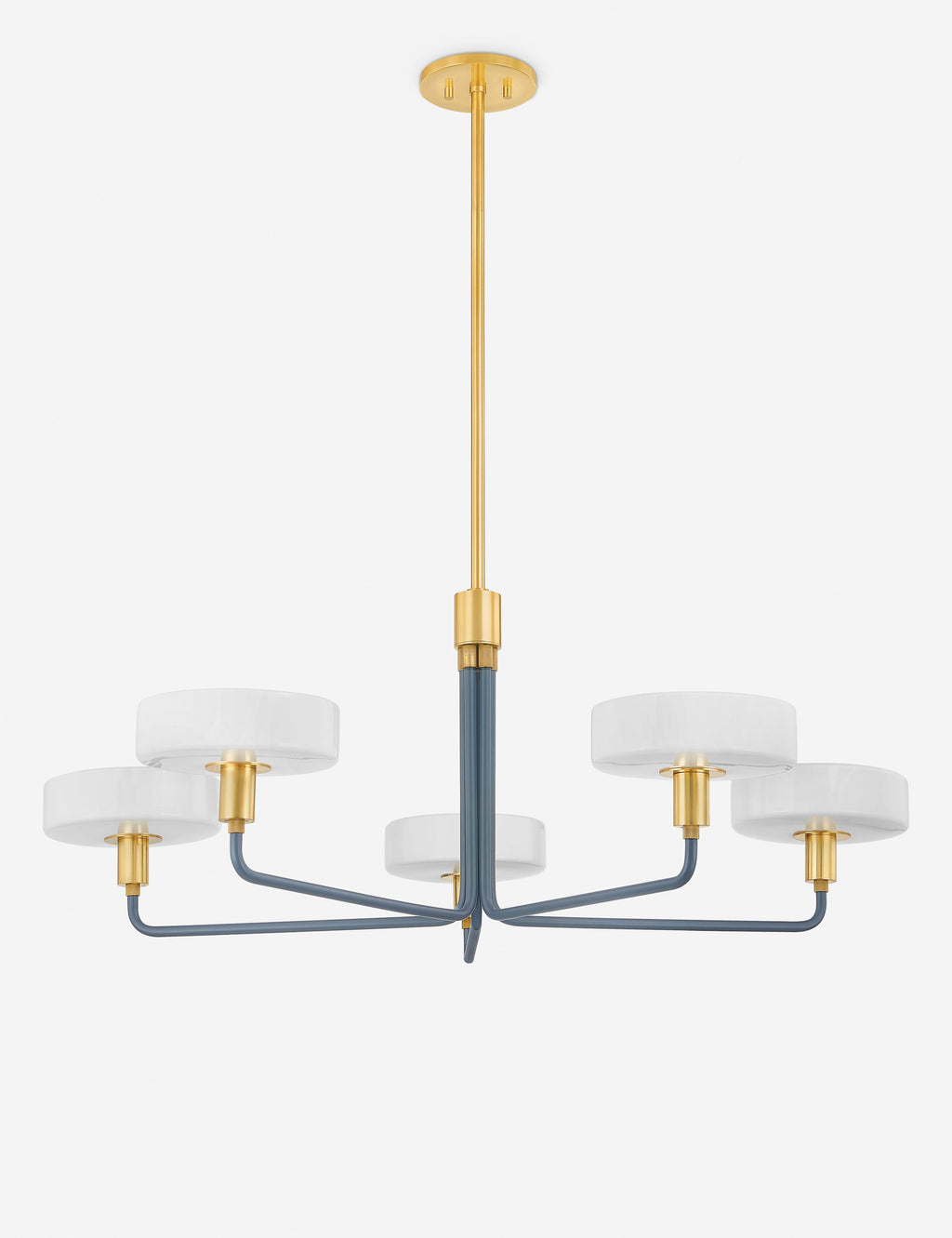 Lustre moderne Graeme en ardoise bleu - Slate bleu