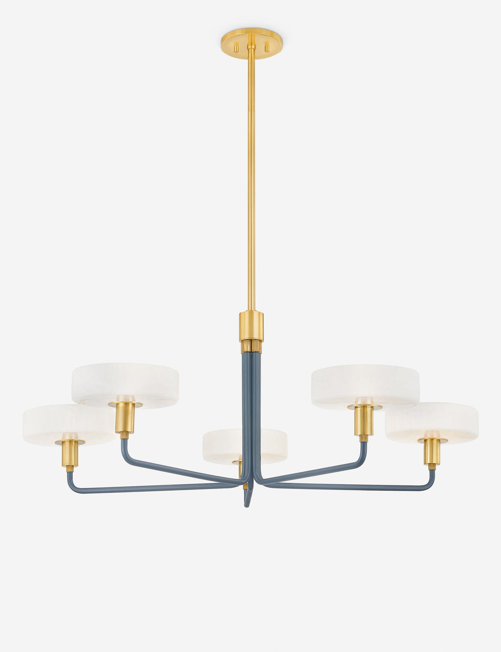 Lustre moderne Graeme en ardoise bleu - Slate bleu