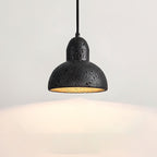 Suspension moderne Erland en Noir travertin