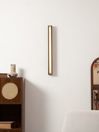 Applique murale moderne Solvi en Albâtre Bronze et blanc