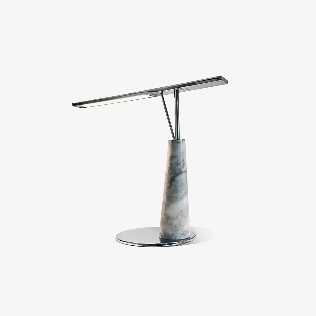 Lampe à poser moderne Volund en Métal, Marbre Doré