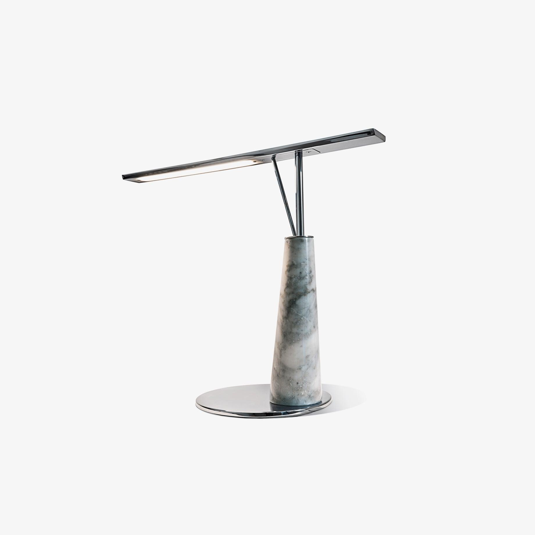 Lampe à poser moderne Volund en Métal, Marbre Doré