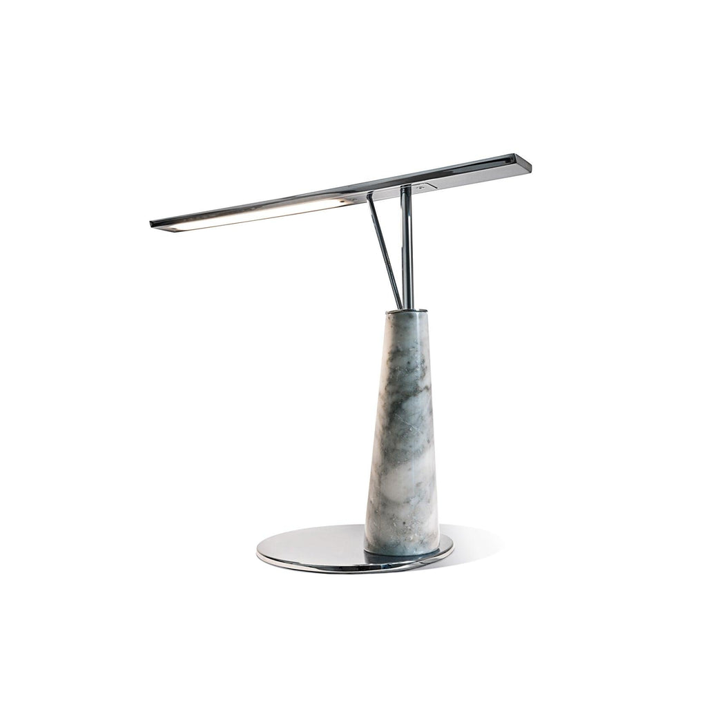 Lampe à poser moderne Volund en Métal, Marbre Doré