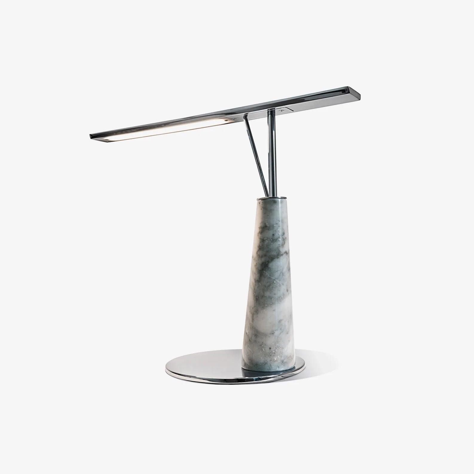 Lampe à poser moderne Volund en Métal, Marbre Doré