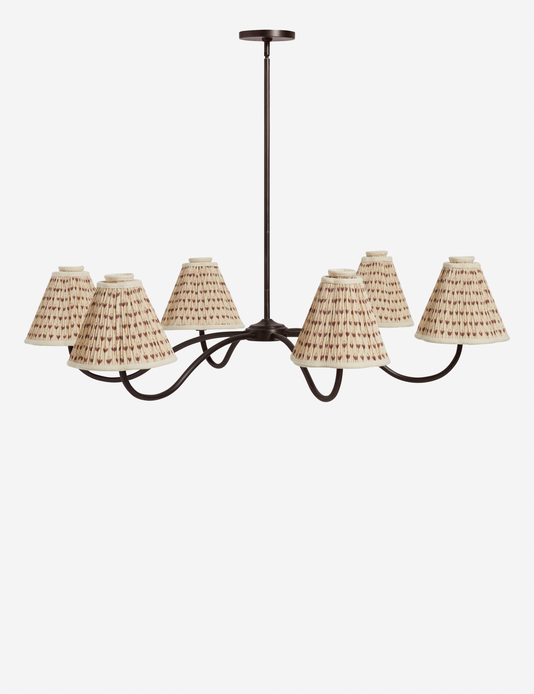 Lustre design Varn en poiret et ancien bronze - Poiret et ancien bronze