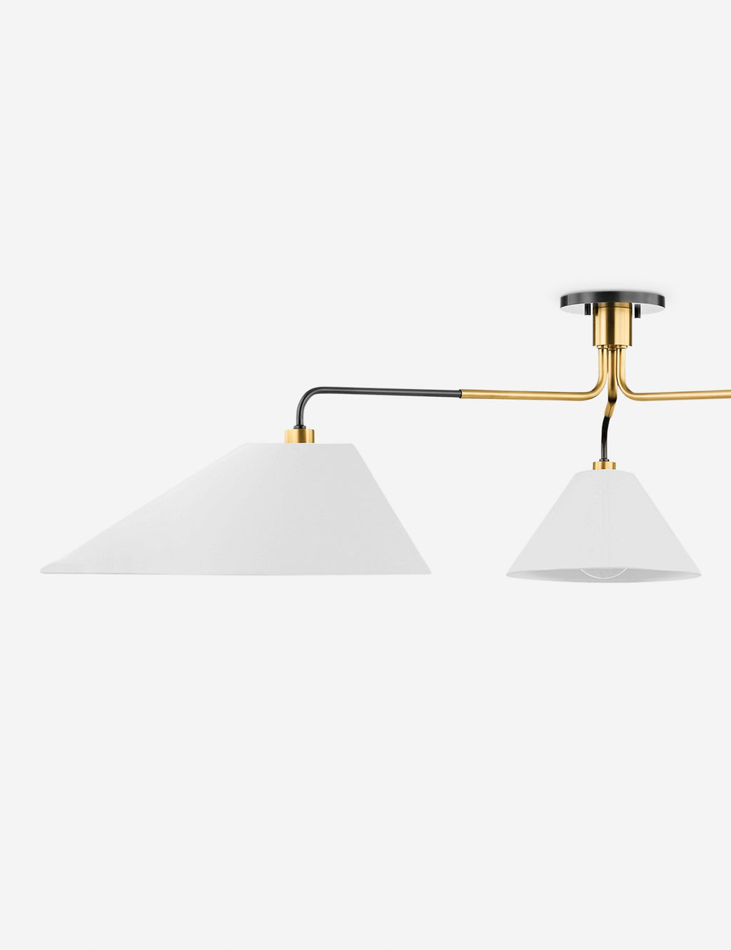 Lustre moderne Oiva en vieilli old bronze - Vieilli Old bronze