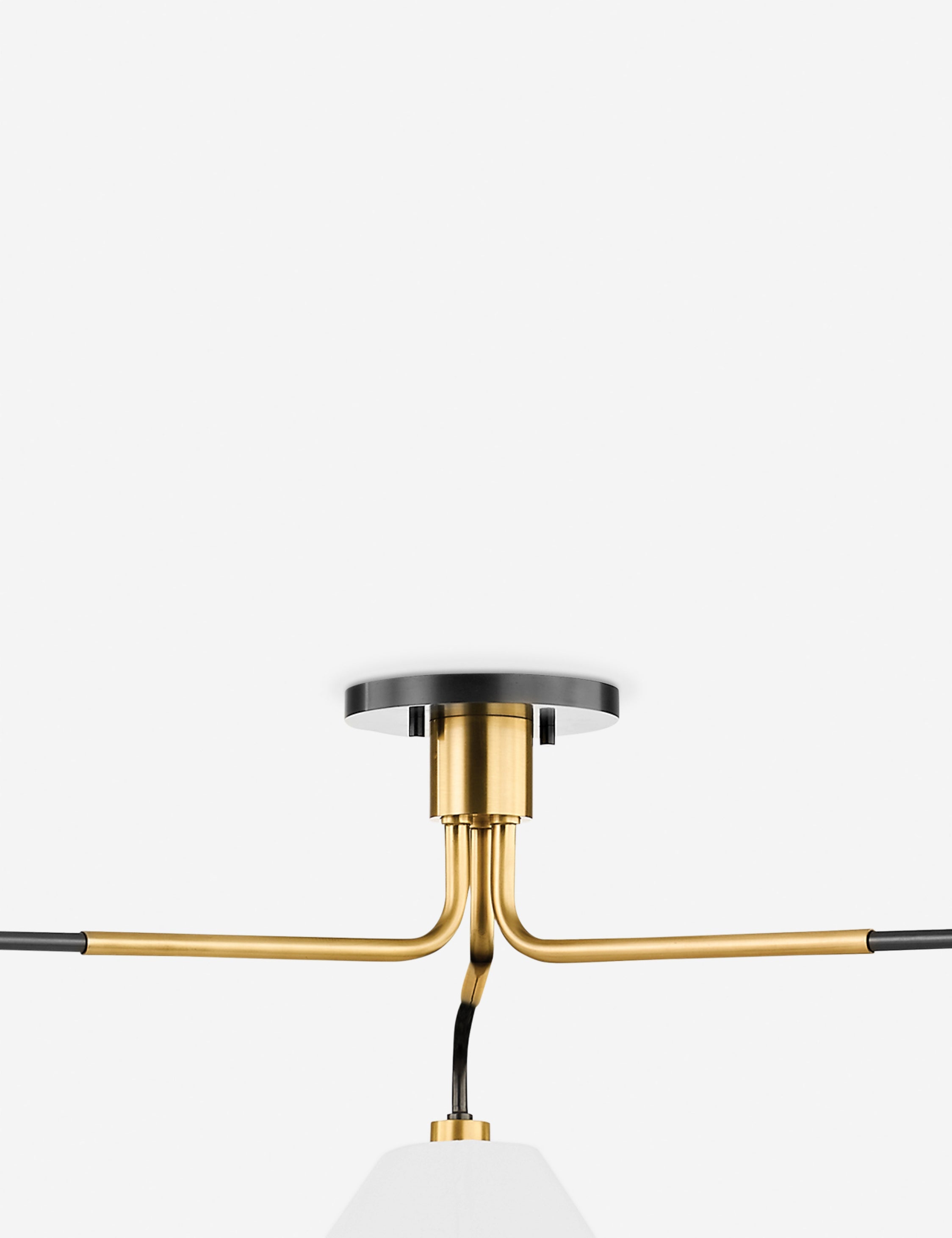 Lustre moderne Oiva en vieilli old bronze - Vieilli Old bronze