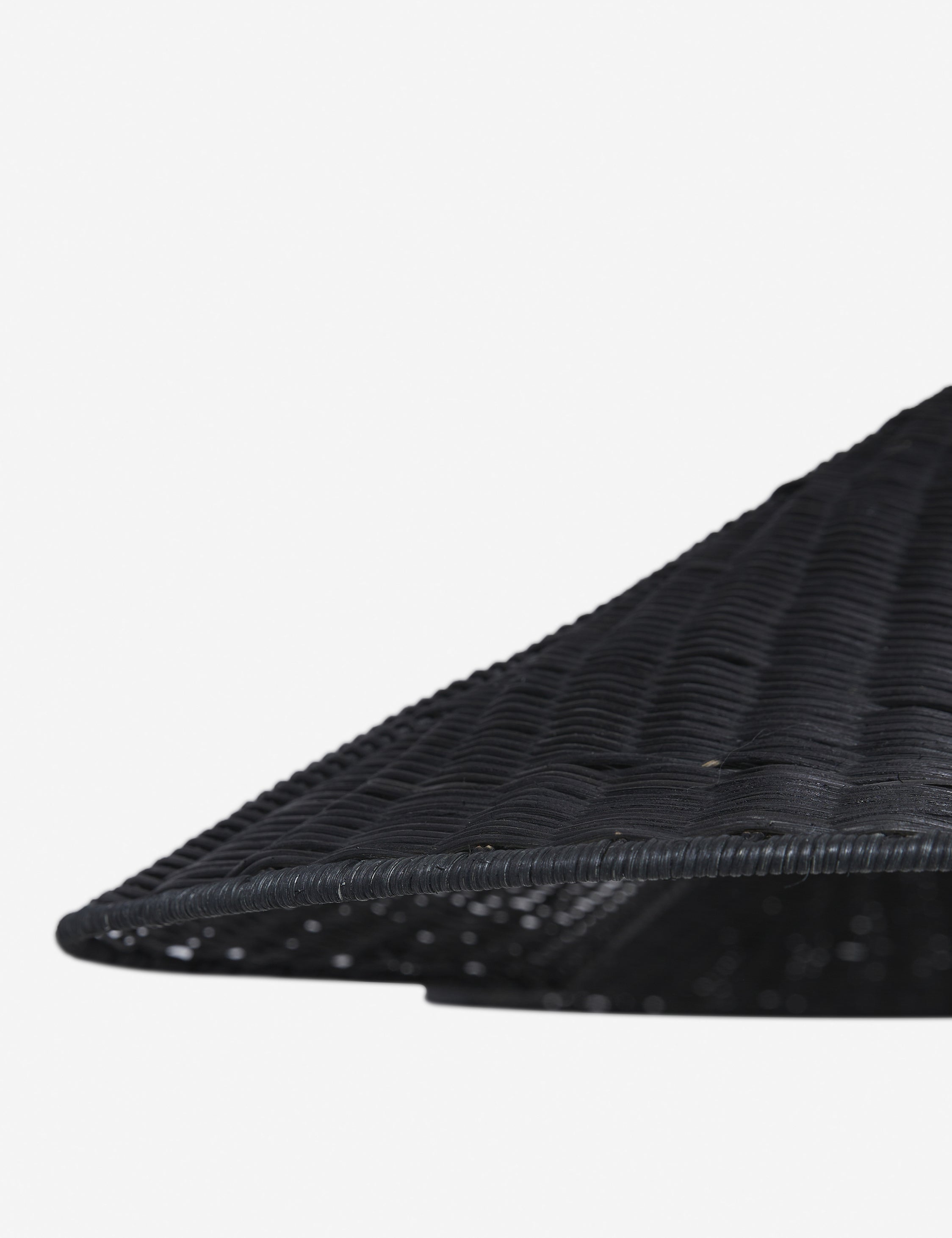 Suspension moderne Drummond en teinté rotin