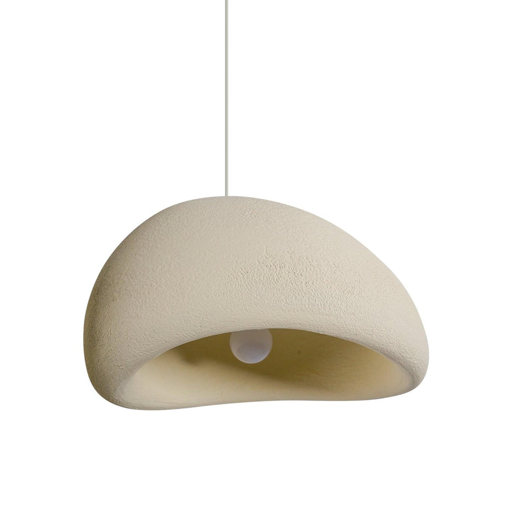 Suspension moderne Greger en Polystyrène noir câble suspendu