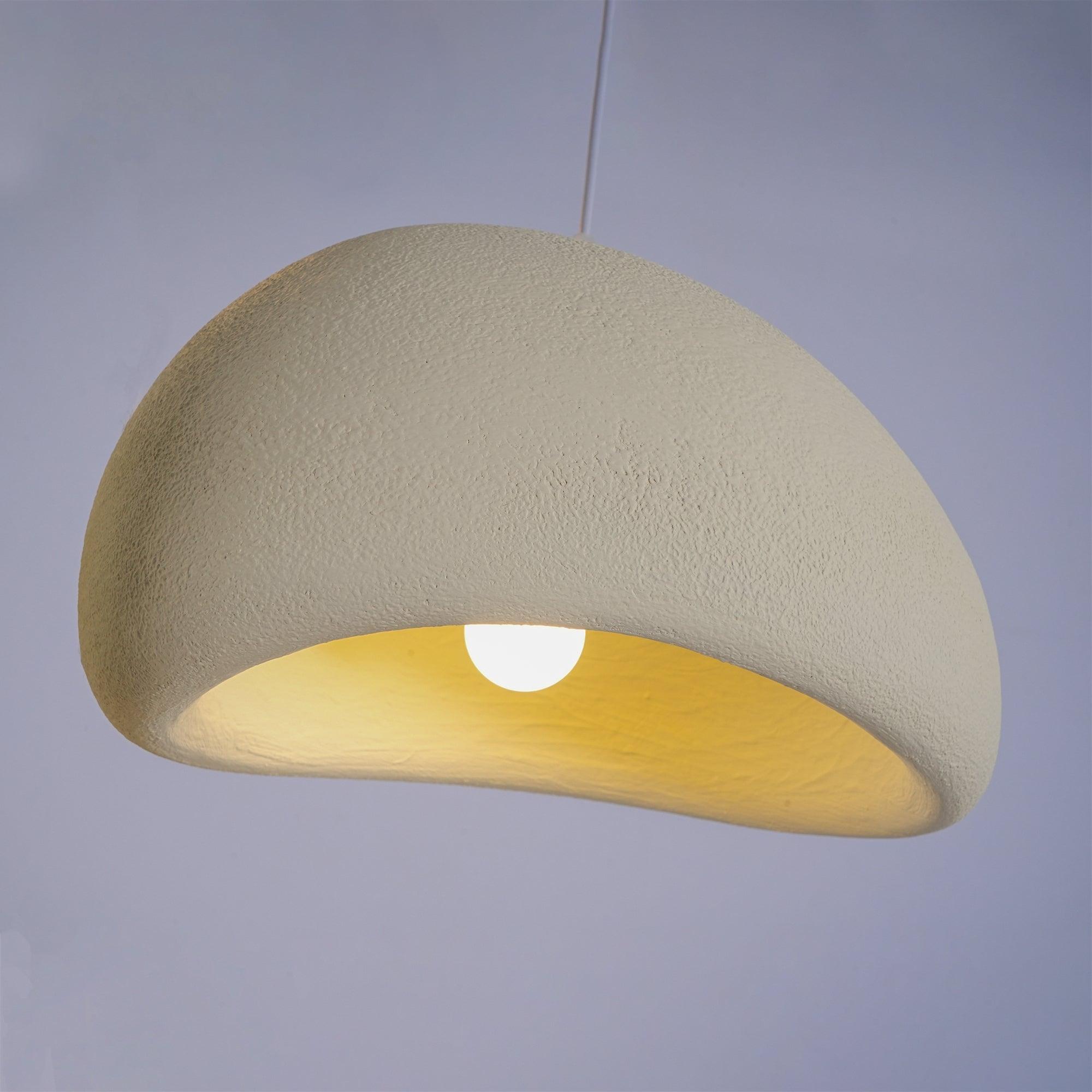 Suspension moderne Greger en Polystyrène noir câble suspendu