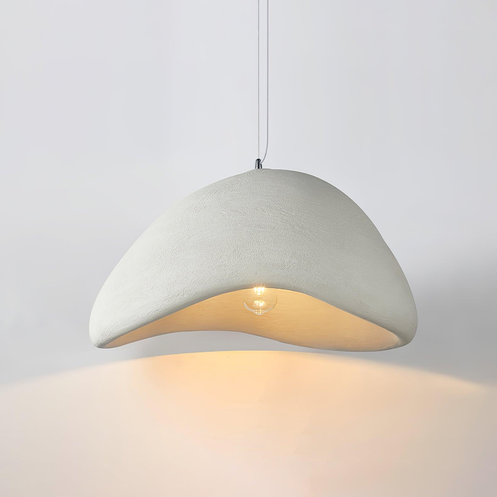 Suspension moderne Bosse en Métal Blanc