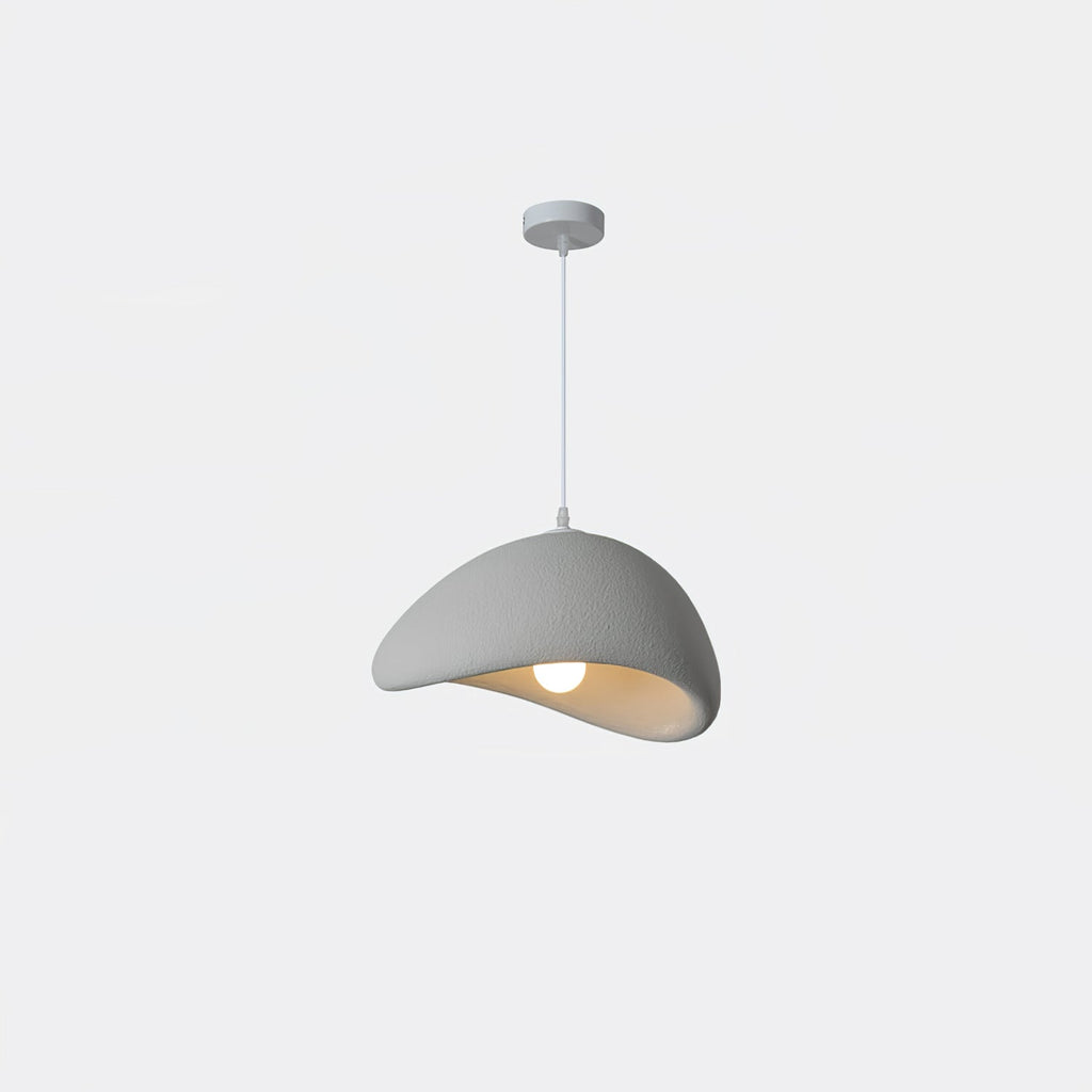 Suspension moderne Bosse en Métal Gris