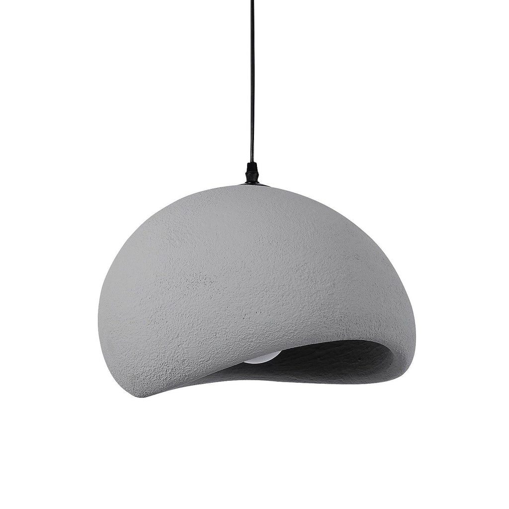 Suspension moderne Greger en Polystyrène noir câble suspendu