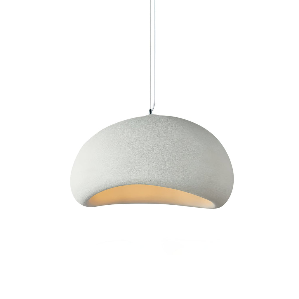 Suspension moderne Greger en Polystyrène noir câble suspendu