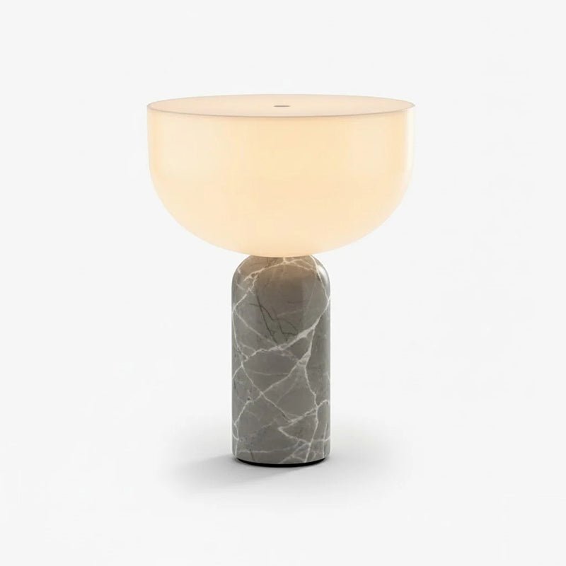 Lampe à poser moderne Lewin en Marbre Gris