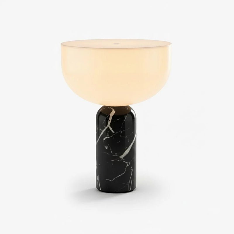 Lampe à poser moderne Lewin en Marbre Noir
