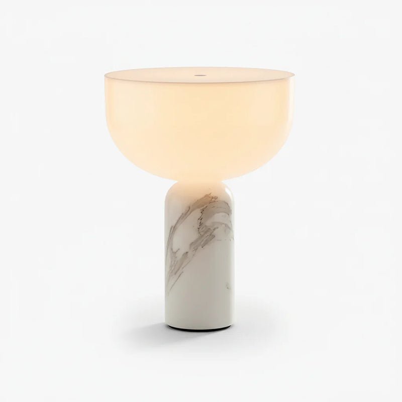 Lampe à poser moderne Lewin en Marbre Blanc
