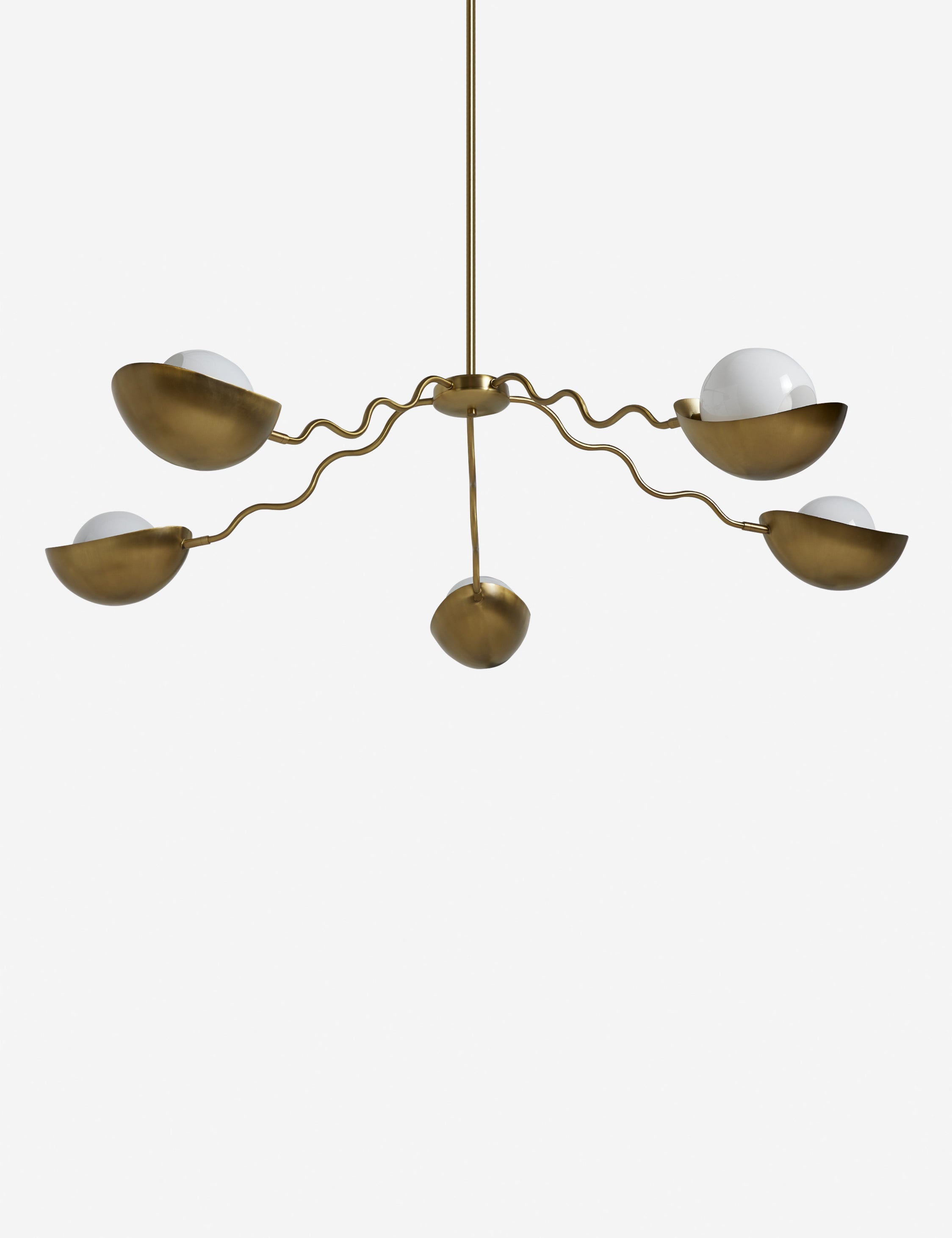 Lustre moderne Kalle en laiton - Laiton
