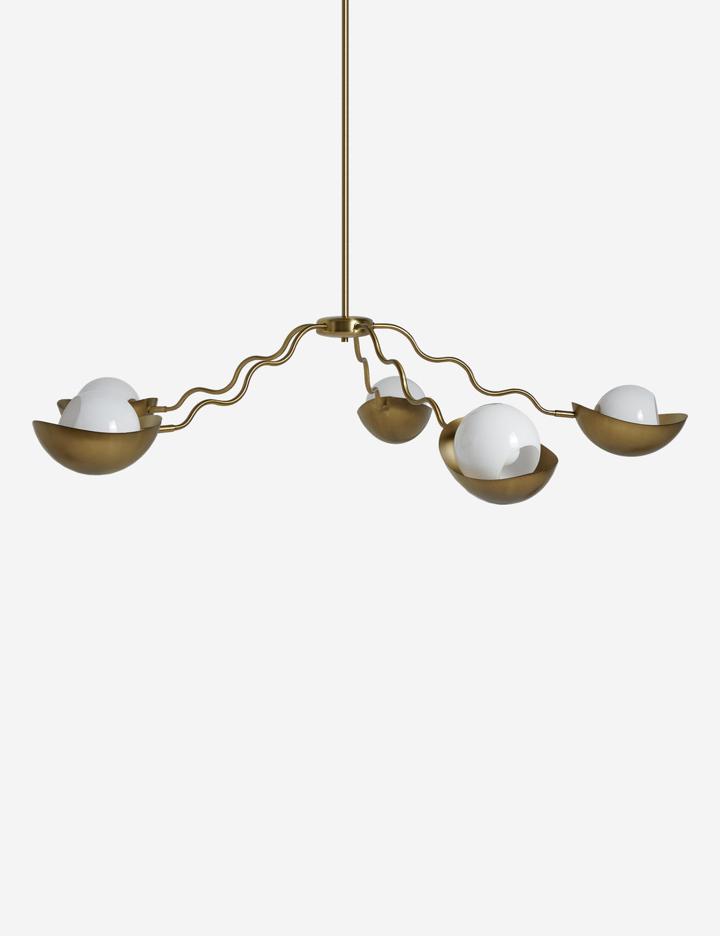 Lustre moderne Kalle en laiton - Laiton