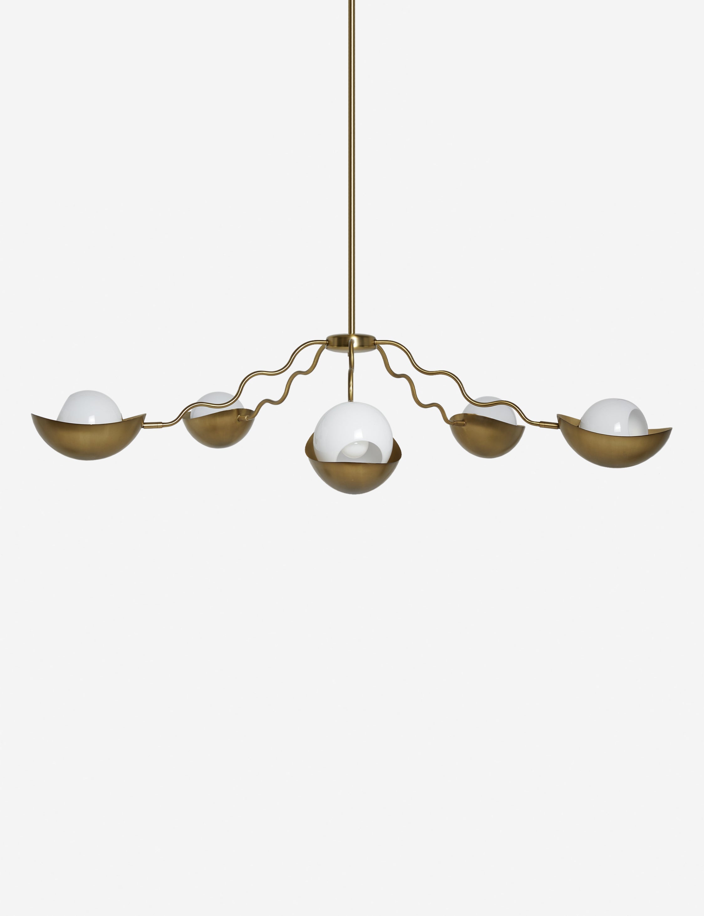 Lustre moderne Kalle en laiton - Laiton