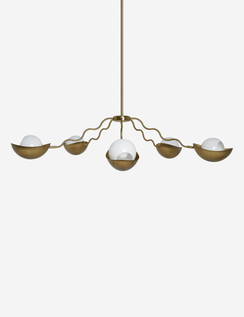 Lustre moderne Kalle en laiton - Laiton