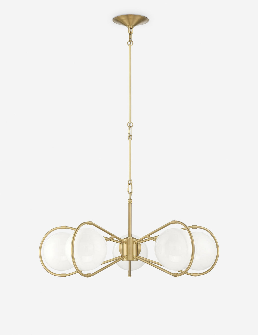 Lustre vintage Amory en starburst laiton - Starburst laiton