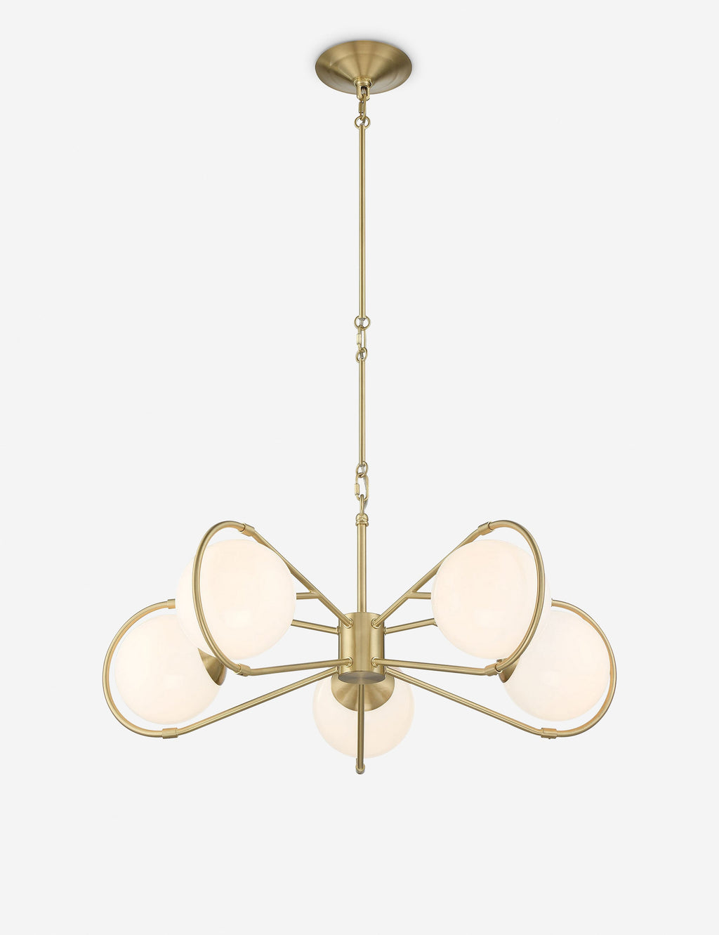 Lustre vintage Amory en starburst laiton - Starburst laiton