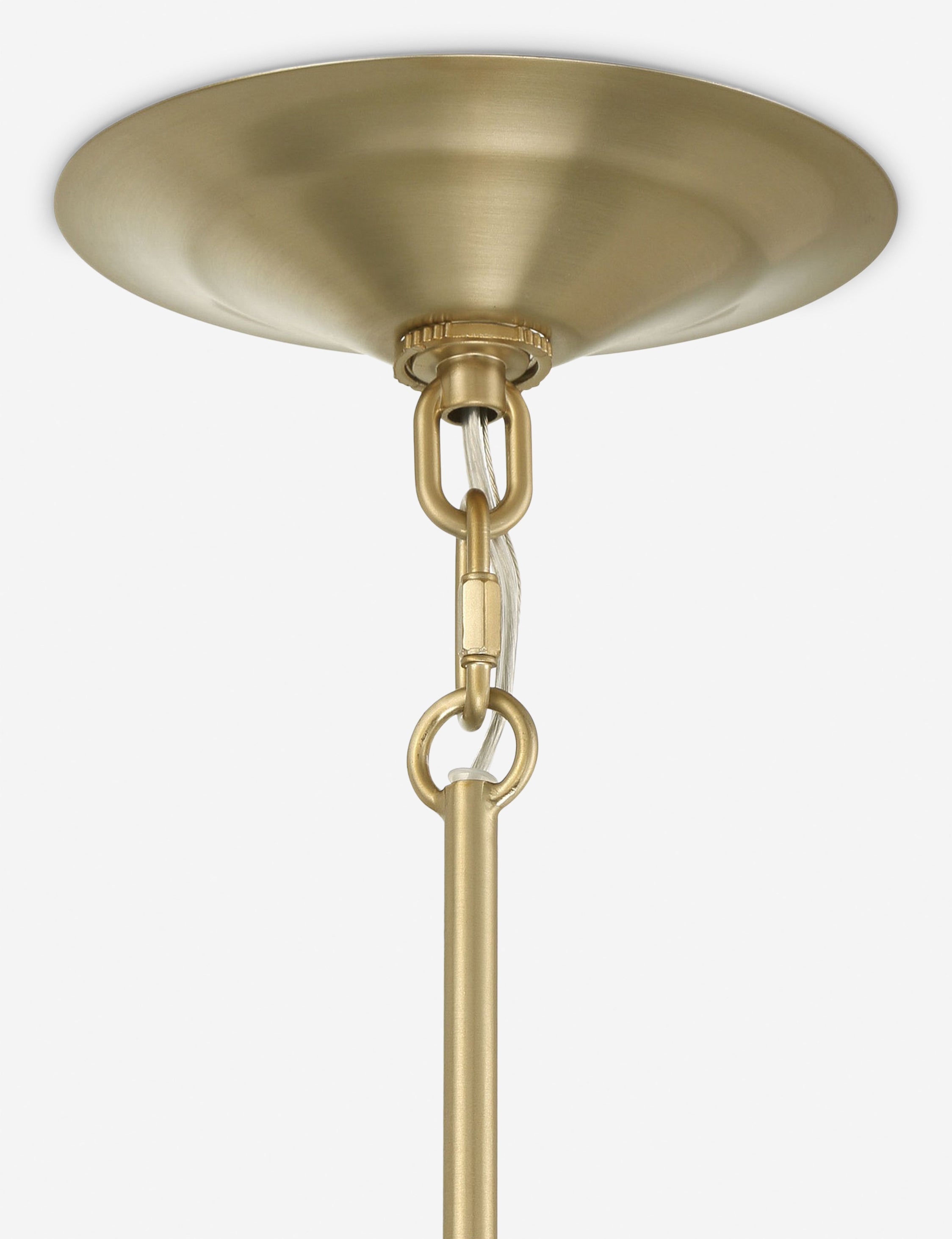Suspension design Brecken en plaqué foncé bronze, off blanc enamel - Plaqué foncé bronze, Off blanc Enamel