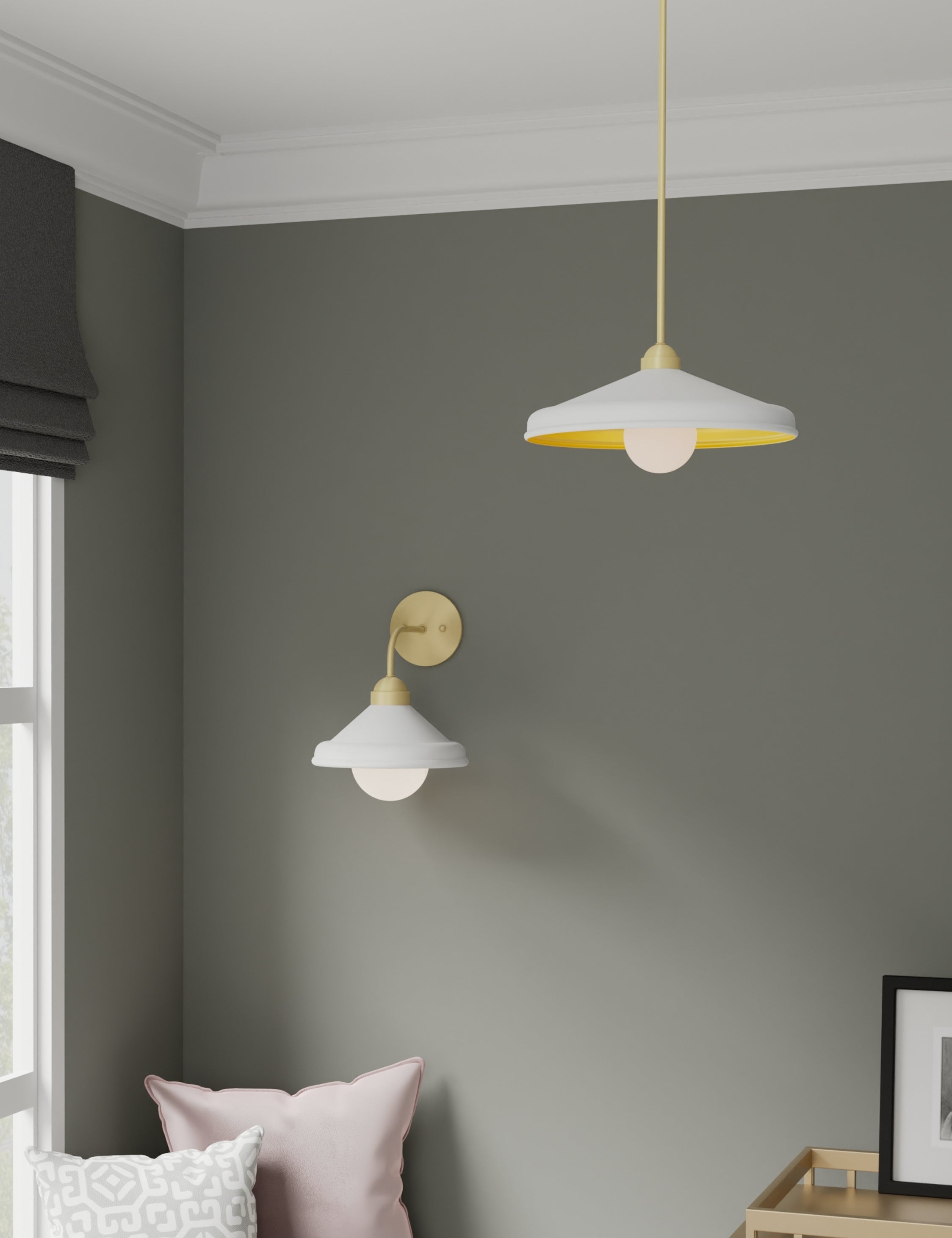 Suspension rustique Boden en blanc - Blanc