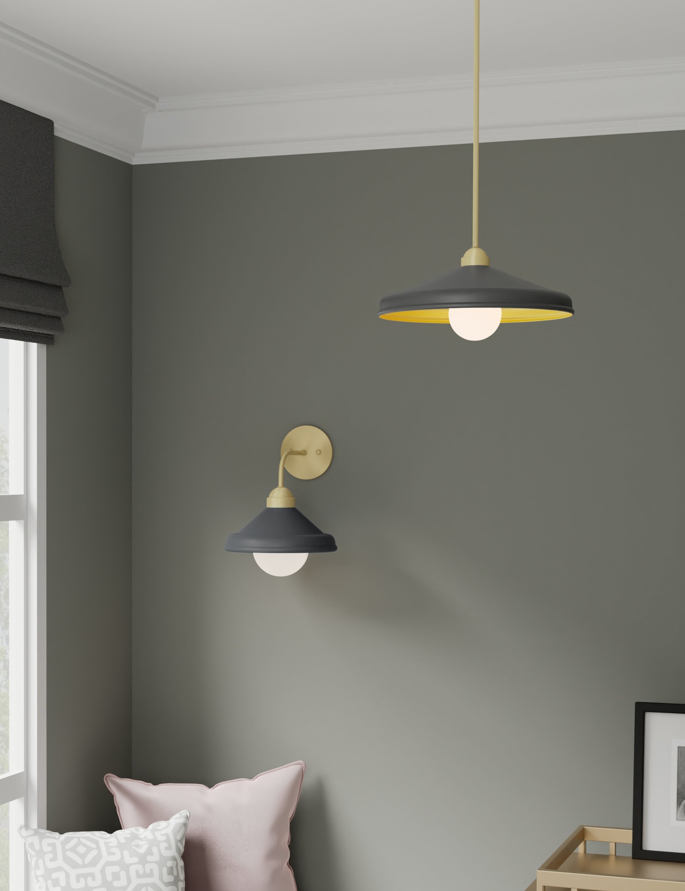 Suspension rustique Boden en noir - Noir