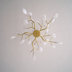 Lustre moderne Edmund en Acrylique Noir et blanc