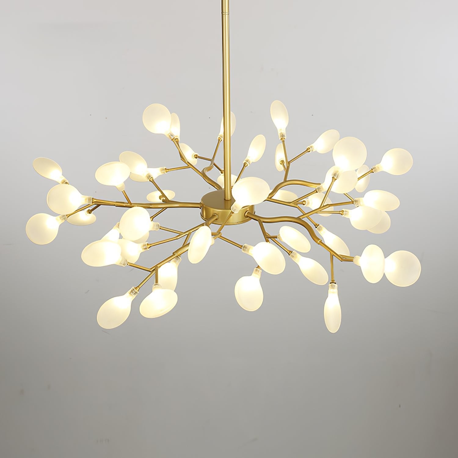 Lustre moderne Edmund en Acrylique Noir et blanc