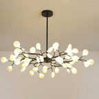 Lustre moderne Edmund en Acrylique Noir et blanc