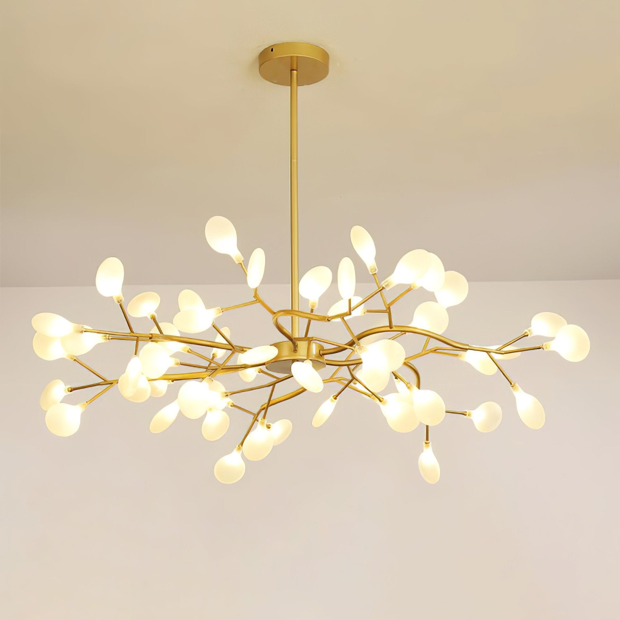 Lustre moderne Edmund en Acrylique Noir et blanc