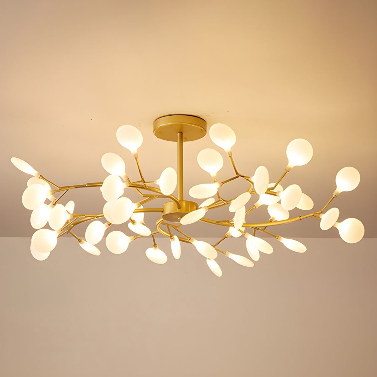 Lustre moderne Edmund en Acrylique Noir et blanc