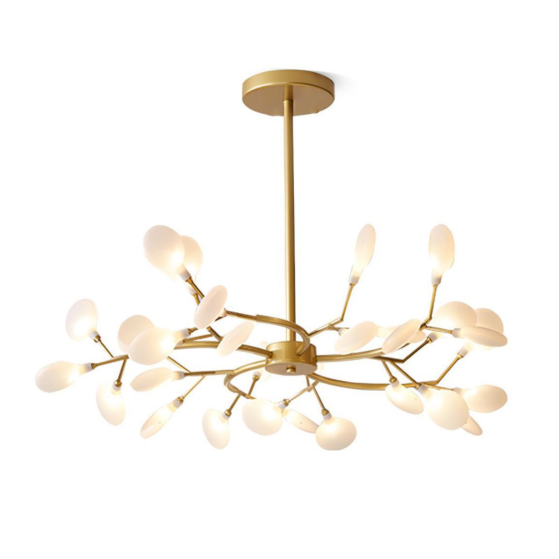 Lustre moderne Edmund en Acrylique Noir et blanc
