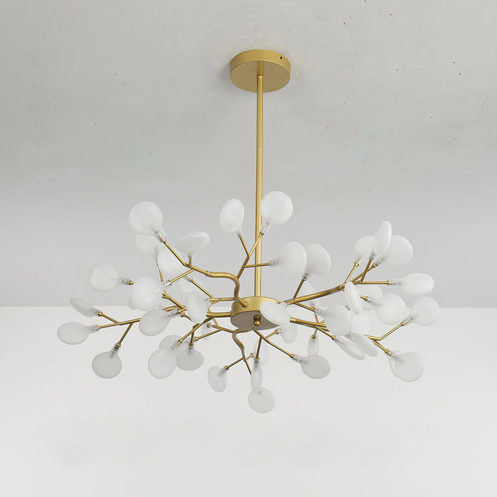 Lustre moderne Edmund en Acrylique Noir et blanc
