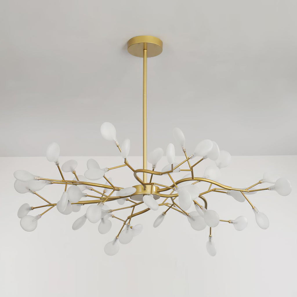 Lustre moderne Edmund en Acrylique Noir et blanc