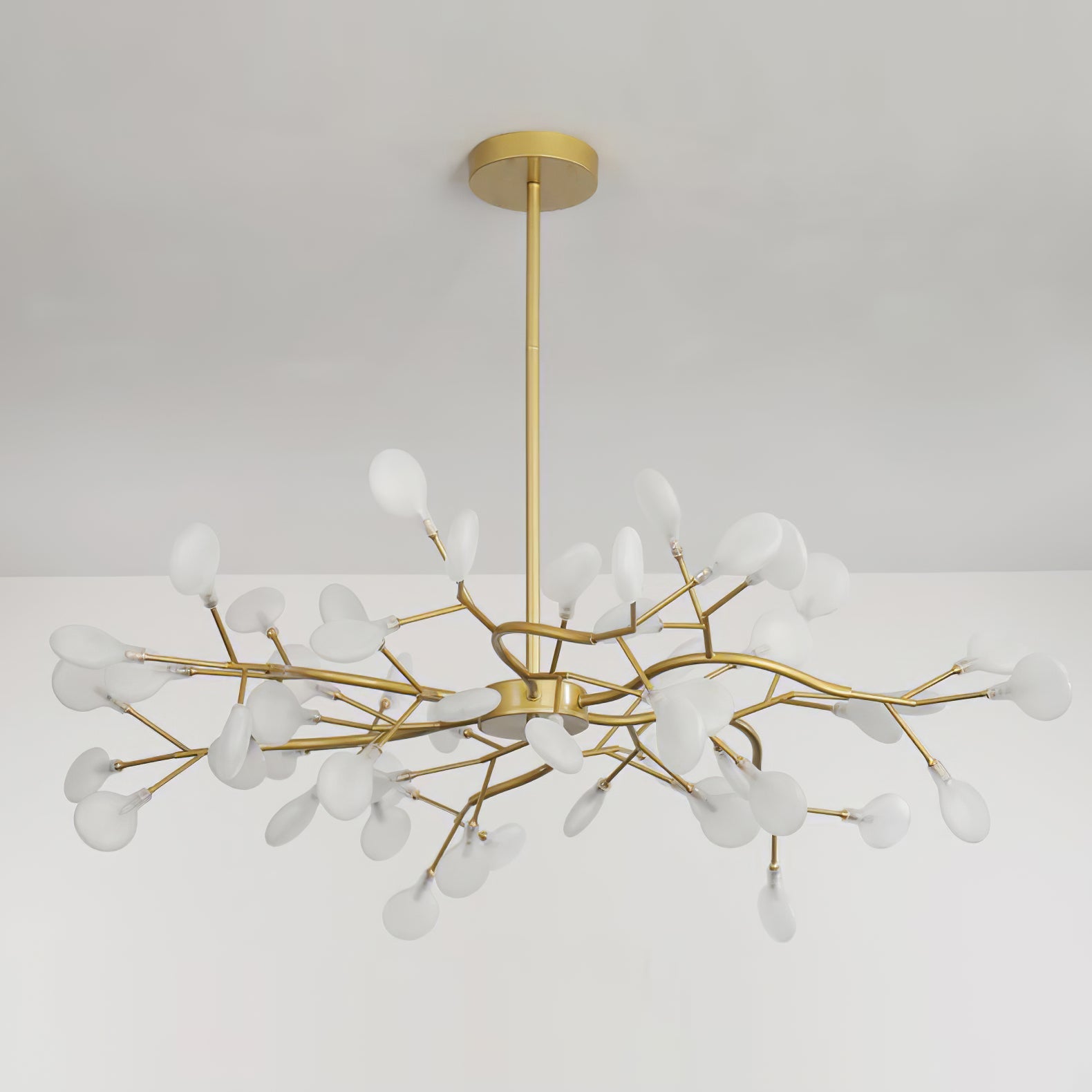 Lustre moderne Edmund en Acrylique Noir et blanc
