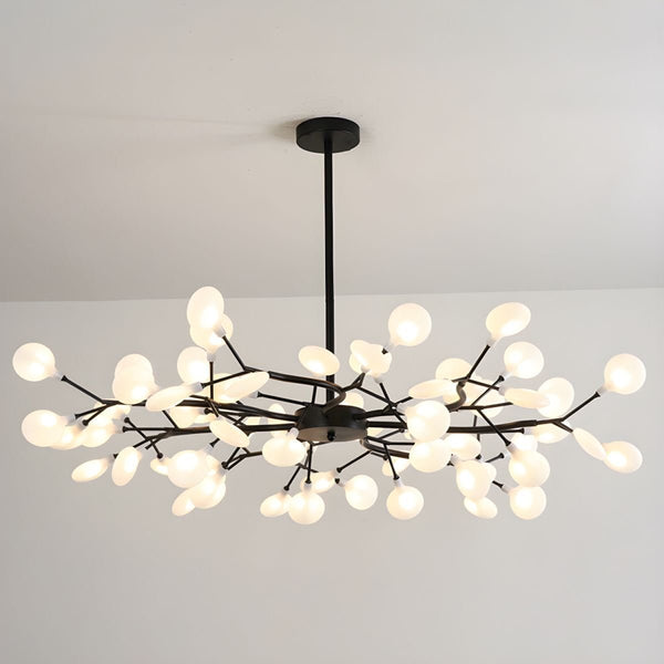 Edmund Modern Chandelier in Acrylic – Black & White